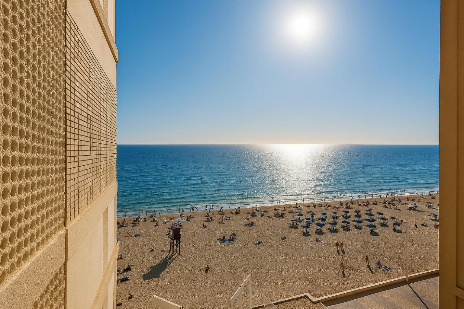 Skyline - Beach Apartment With Breathtaking Views And More カディス エクステリア 写真